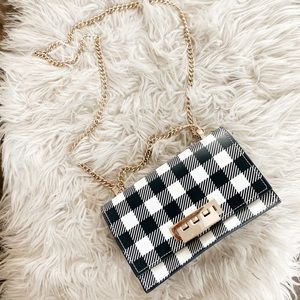 Zac Zac Posen gingham chain bag